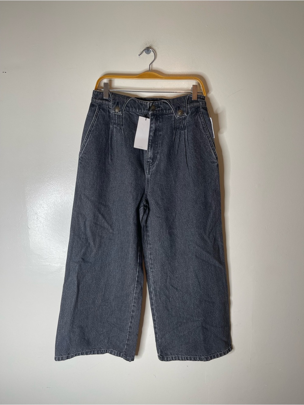 Joie Porter B High Wasted Wide Leg Crop Baggy Jeans Womens Size 29 NWT